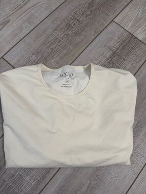 BYLT Premium Lux Men's Crew Neck T-Shirt - Cream